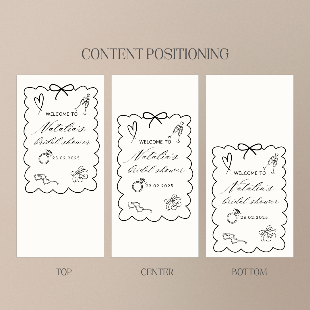 LINEN SIGN | BRIDAL SHOWER