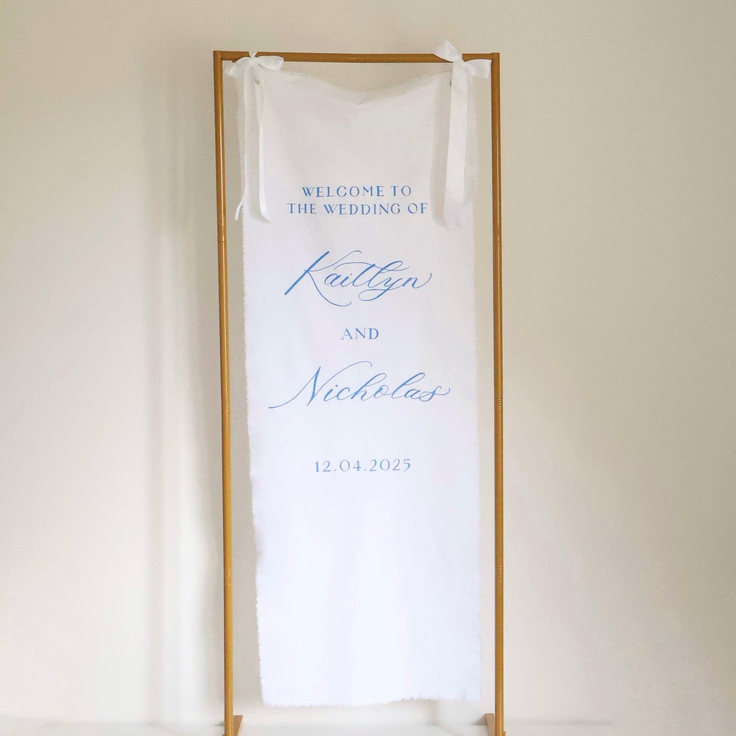 LINEN SIGN | WELCOME TO THE WEDDING