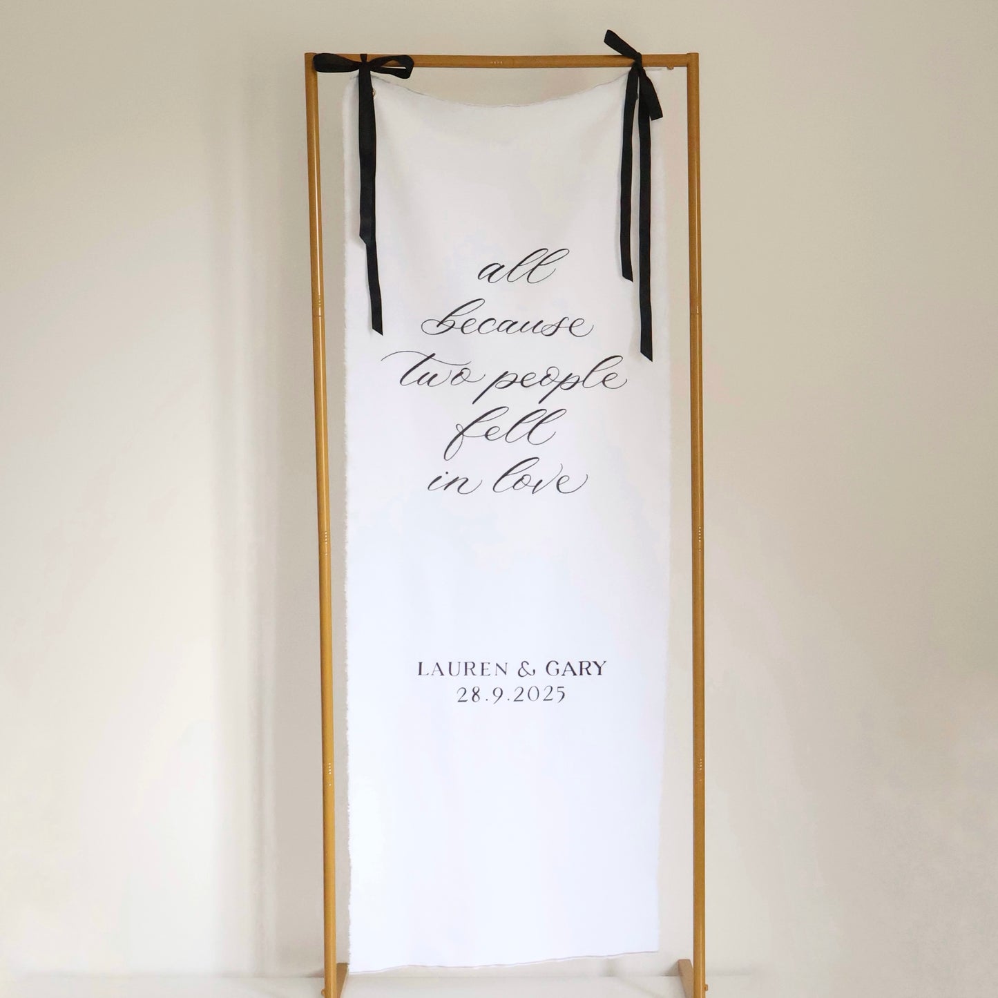 LINEN SIGN | ADD YOUR QUOTE