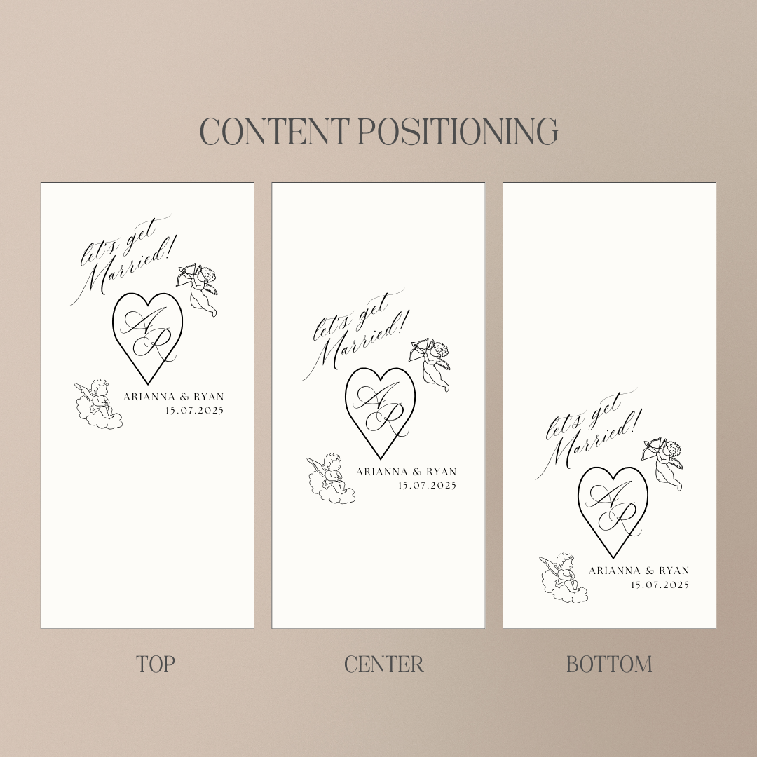 LINEN SIGN | LOVE HEART & CUPID