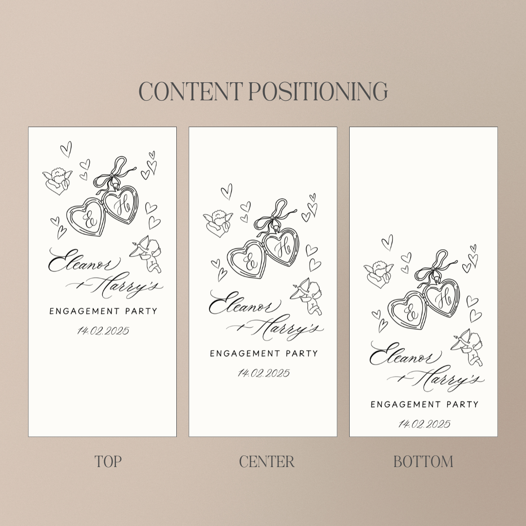 LINEN SIGN | LOVE HEART LOCKET