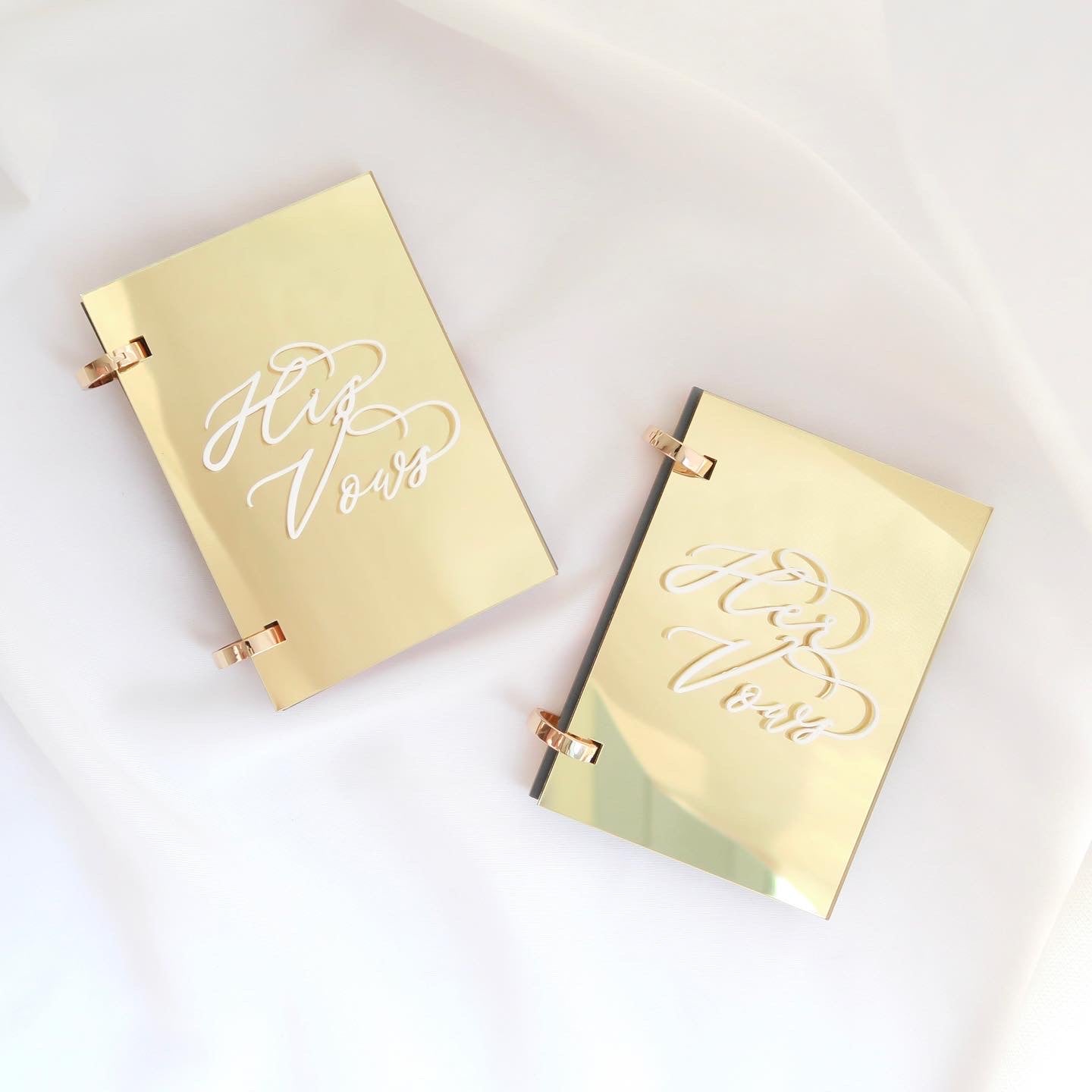Acrylic Vow Book Set