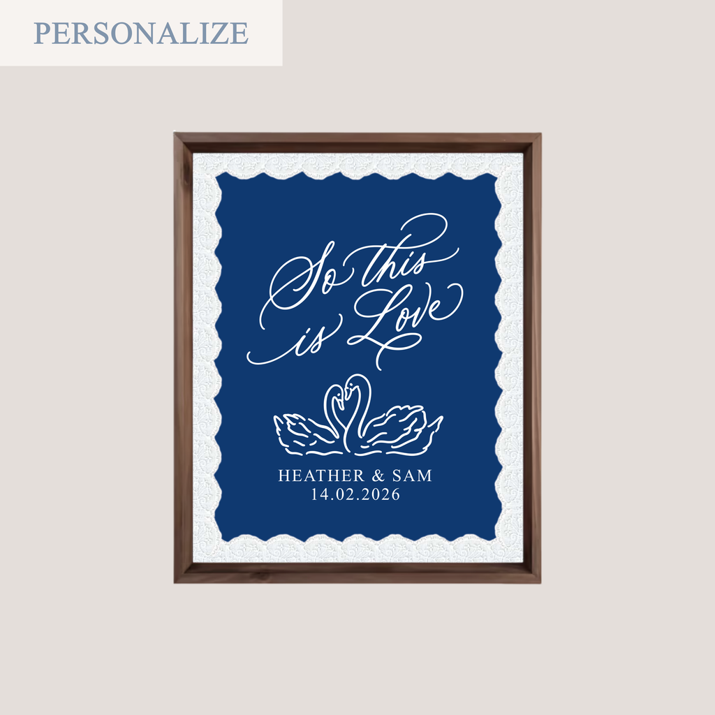 'SO THIS IS LOVE' (RECTANGLE FRAME)