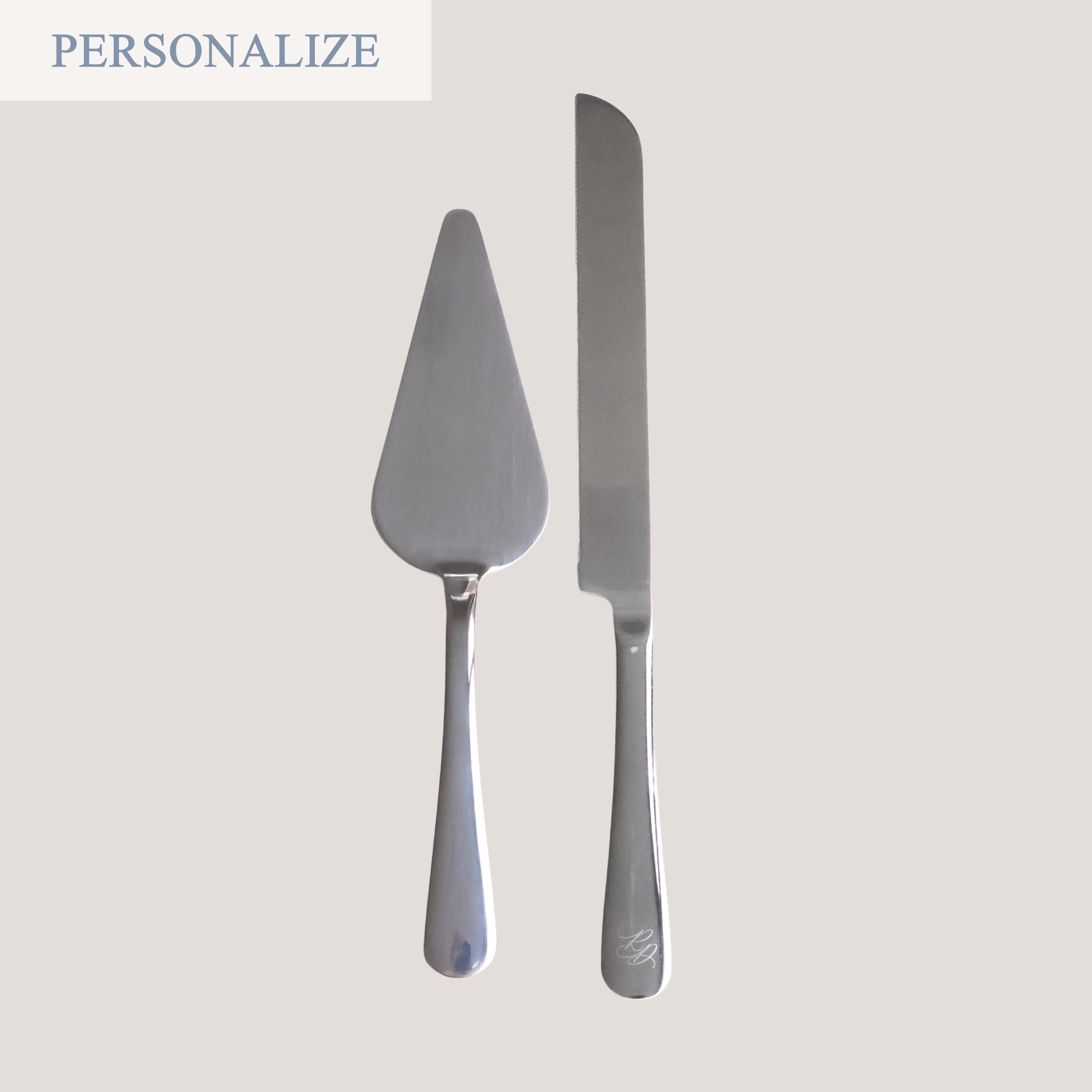 CAKE KNIFE & SERVER SET
