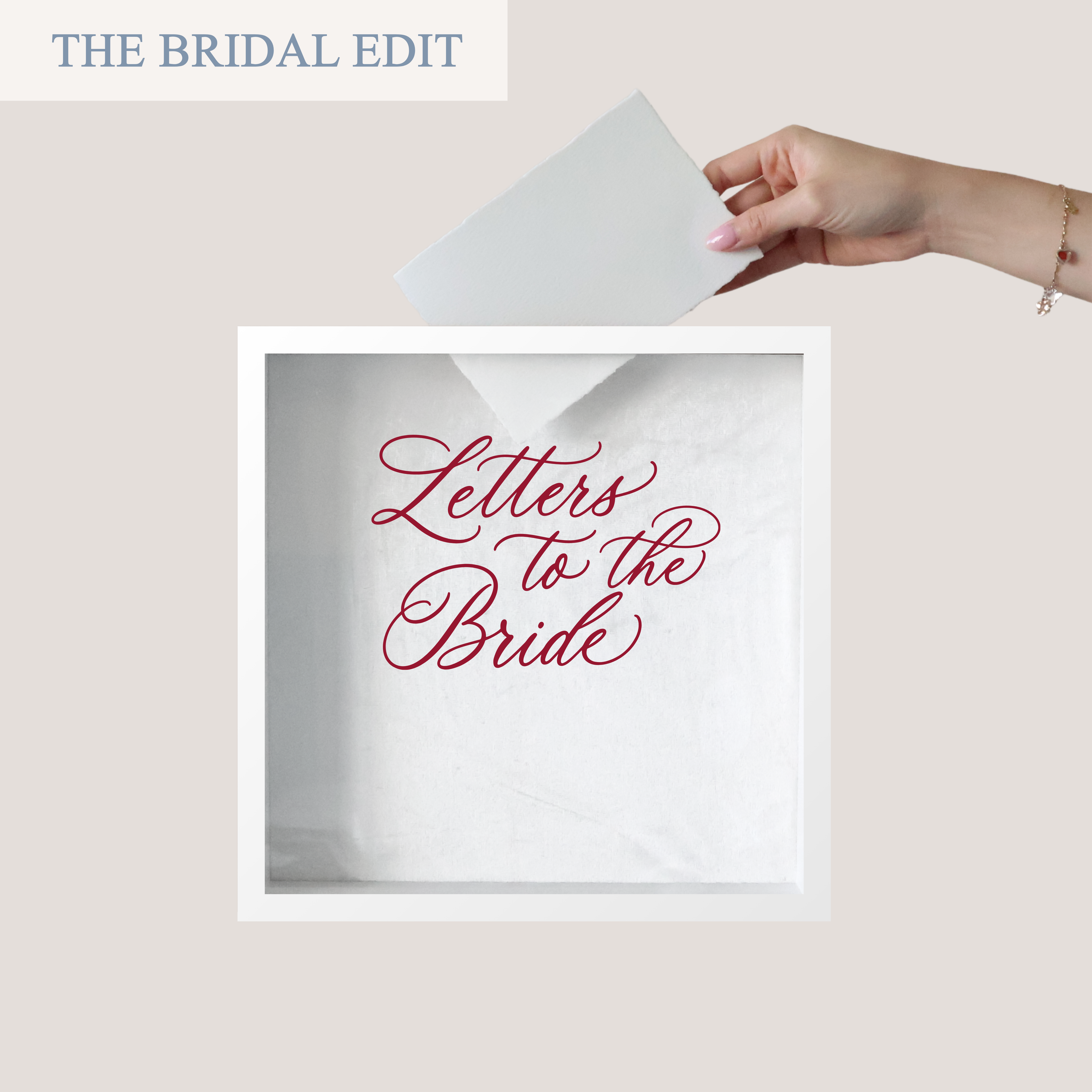 'LETTERS TO THE BRIDE' (MEMORY BOX)