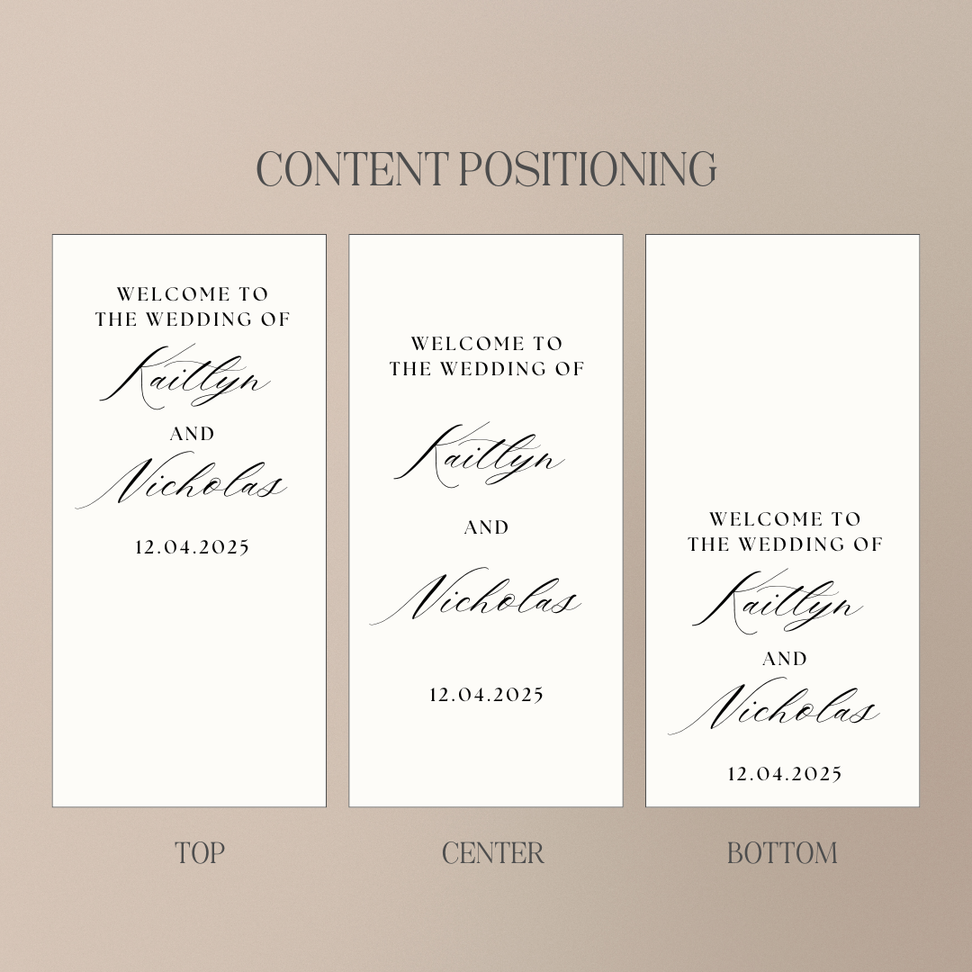 LINEN SIGN |  WELCOME TO THE WEDDING