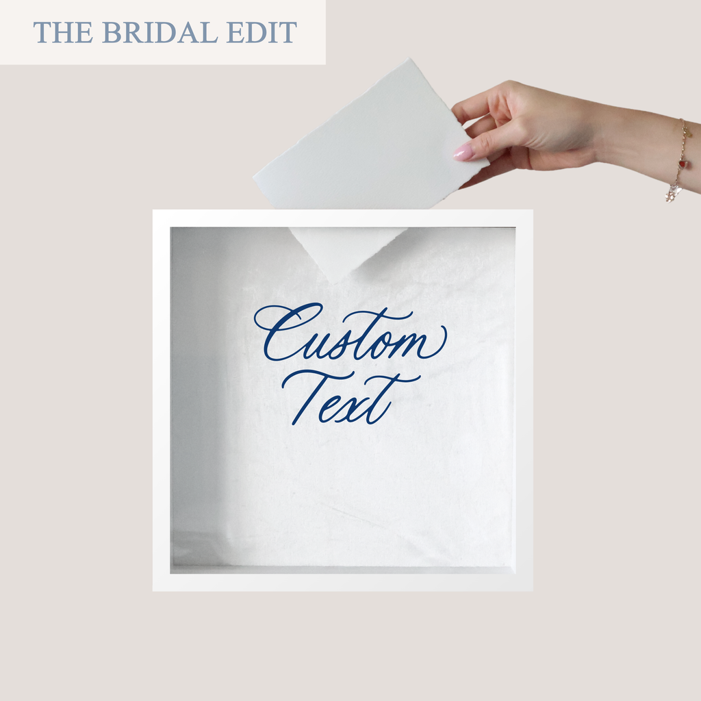 CUSTOM TEXT (MEMORY BOX)