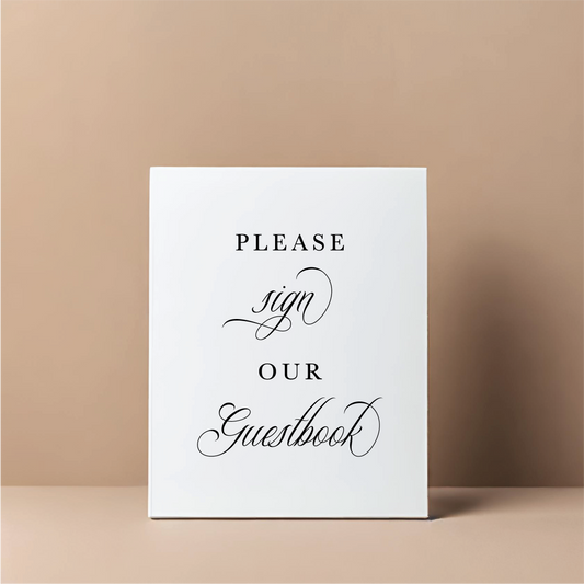 TABLE SIGN | GUESTBOOK I