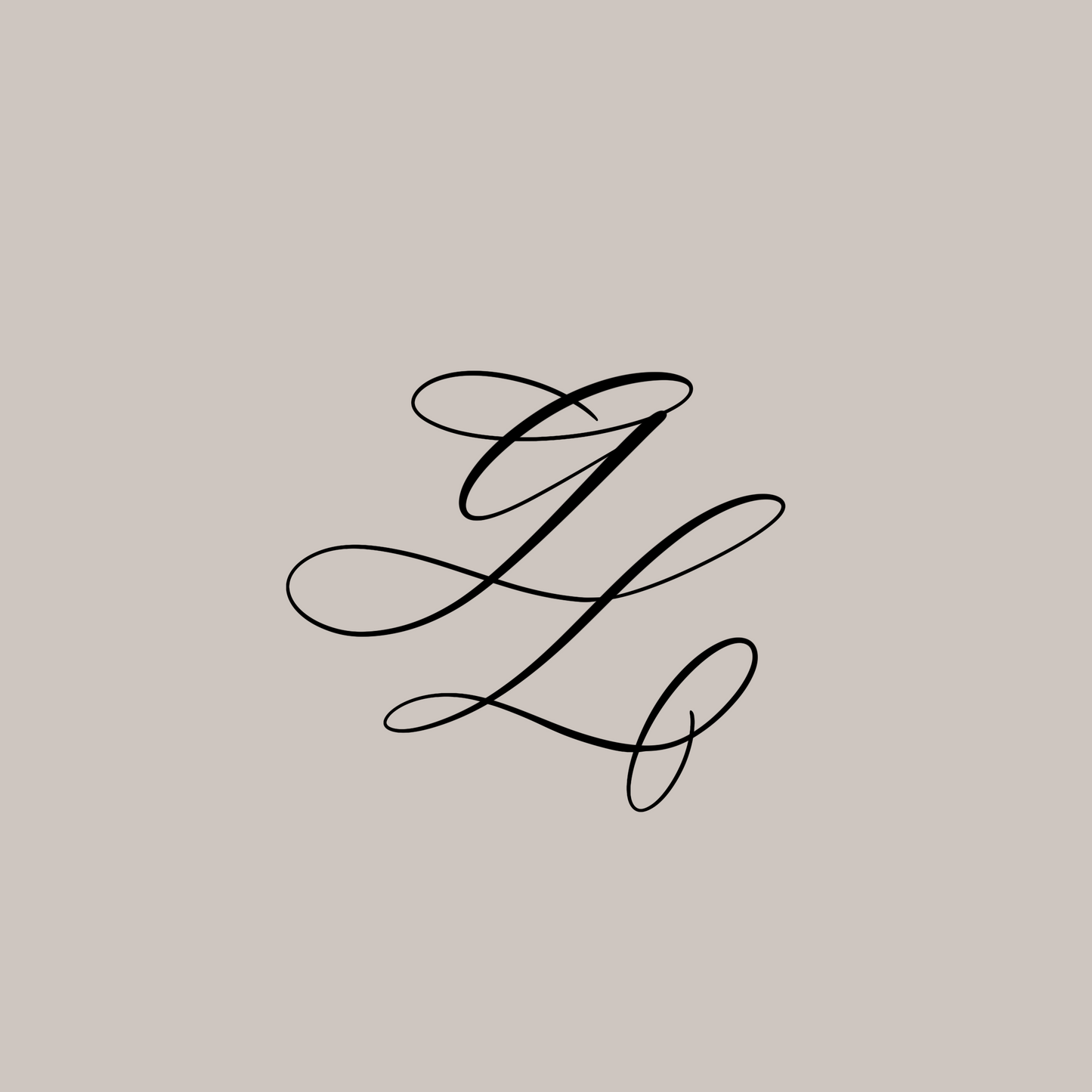 DIGITAL CALLIGRAPHY | FLOURISHED MONOGRAM