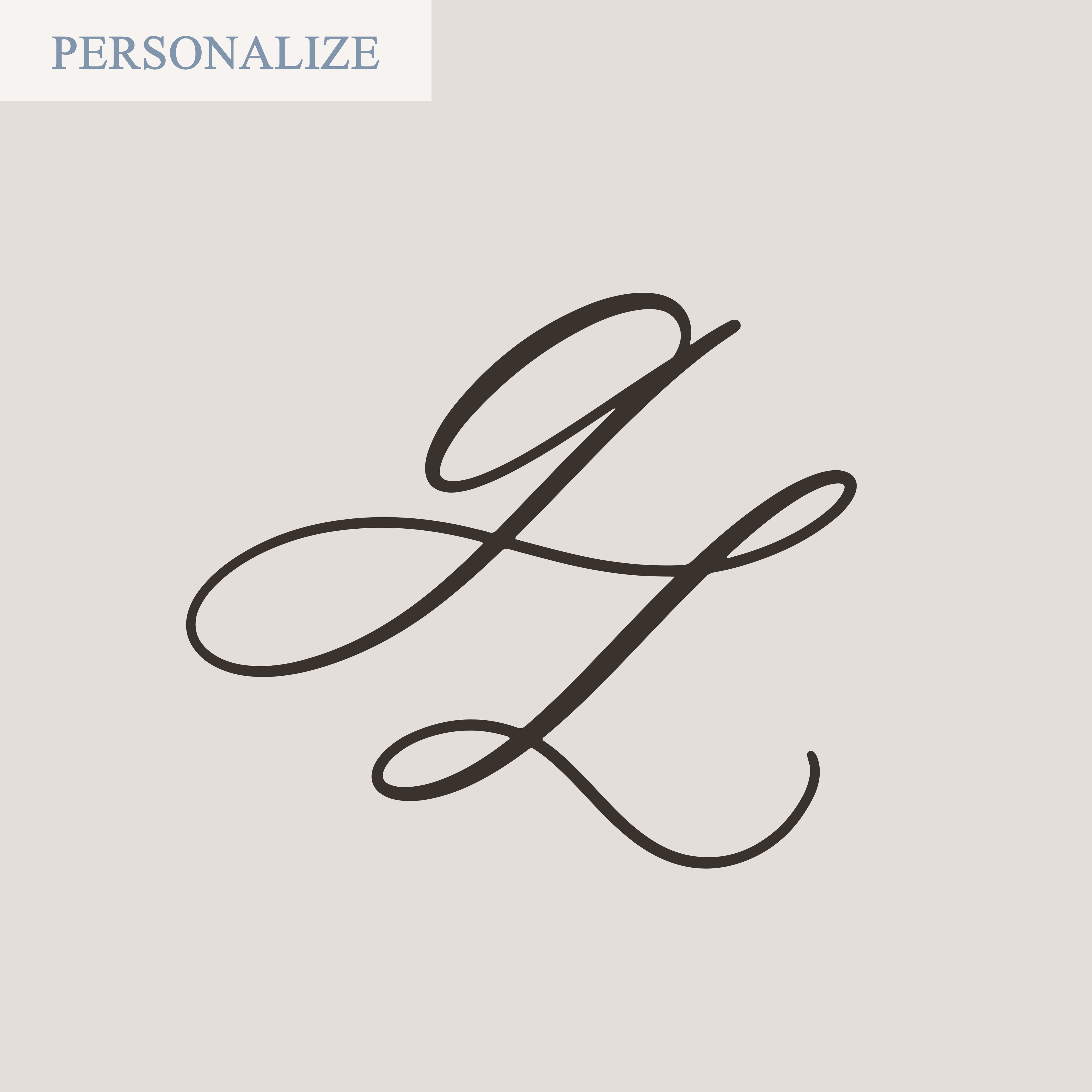 CUSTOM MONOGRAM (MINIMAL)